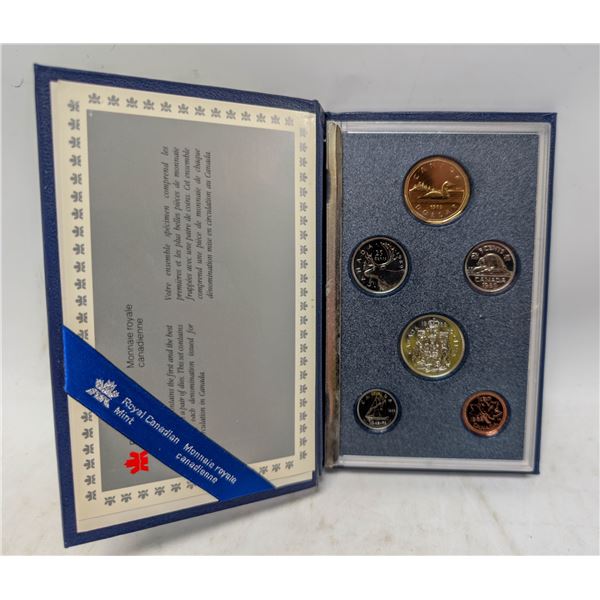 1989 CANADA MINT SPECIMEN COIN SET IN CASE
