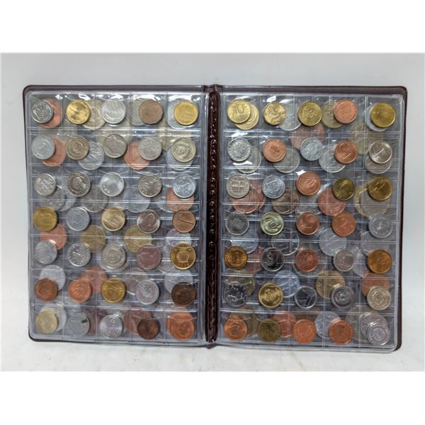 COLLECTION OF WORLD COINS IN BOOK