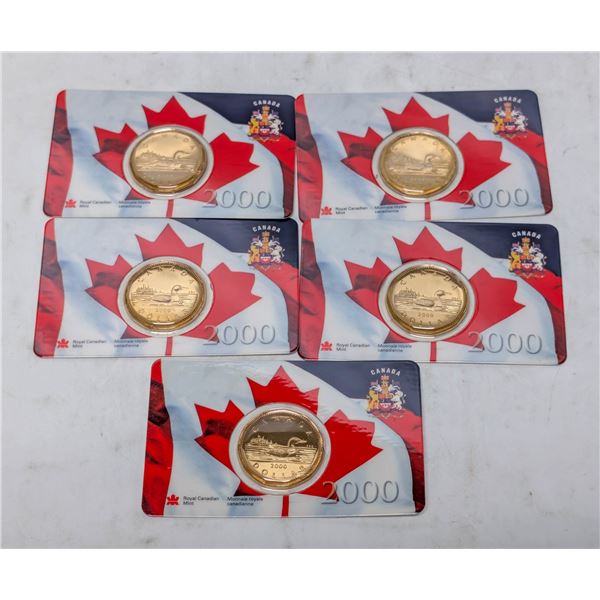 LOT 5 UNCIRC MILLENNIUM 2000 LOONIES