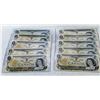 Image 1 : LOT OF 10 CANADIAN $1 BILLS