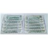 Image 2 : LOT OF 10 CANADIAN $1 BILLS