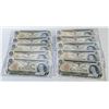 Image 1 : LOT OF 10 CANADIAN $1 BILLS