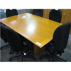 Cherry 6' Boardroom Table