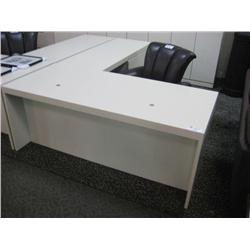 Reff L-Shaped Executive Desk W/2 Drawer Lateral