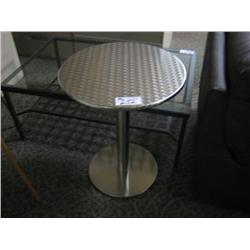 Brushed Aluminium Patio Table