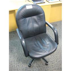 Black Leather Highback Executive Chair