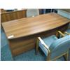 Image 1 : Cherry Double Pedestal Executive Desk