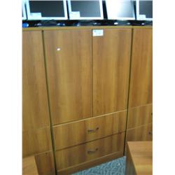 Cherry Hi Boy Storage Cabinet With 2 Drawer