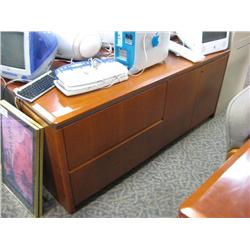 Cherry Bevelled Edge Credenza