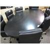Image 1 : Black Wood 10' Boardroom Table