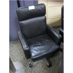Black Leather High Back Executive Chair