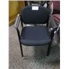 Image 1 : 2 Black Stacking Chairs