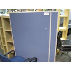 2 Blue Office Dividers