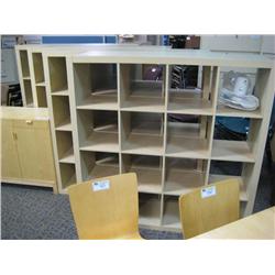 4 Large Maple Bookshelves