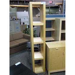 Maple Skinny Bookshelf