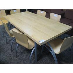 Maple 7' Boardroom Table