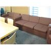 Image 1 : Burgandy 3 Piece Sofa Set