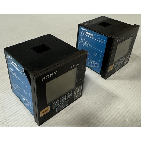 (2) Sony #LT10A-105B 1 Axis Displays