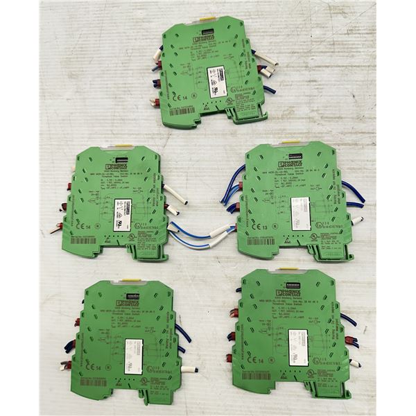 (5) Phoenix Contact #28 64 48 0 / Mini MCR-SL-UI-REL Modules