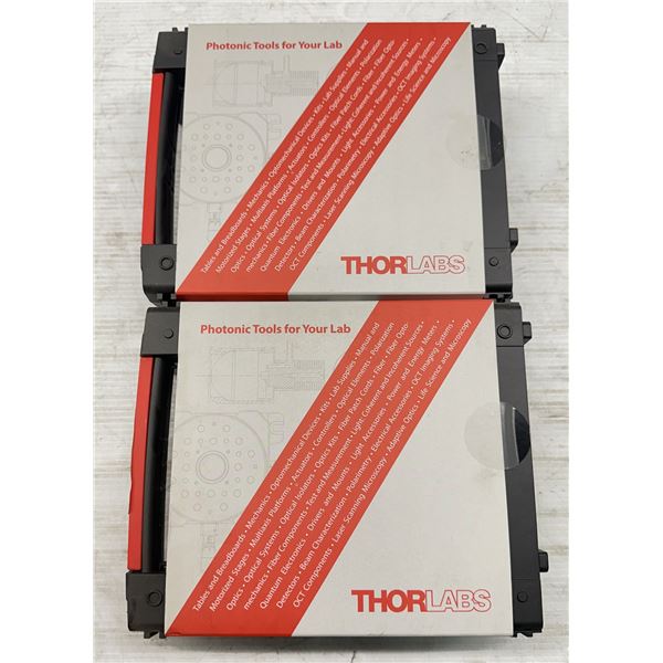 (2) Thorlabs #M735L3 Mounted LED Light Source w/LA1608-A Plano-Convex Lens