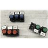 Image 1 : Lot of (9) Eaton #M22-K01 Push Buttons