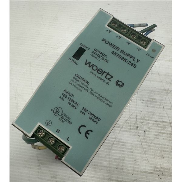 Woertz #45702K/24S Power Supply