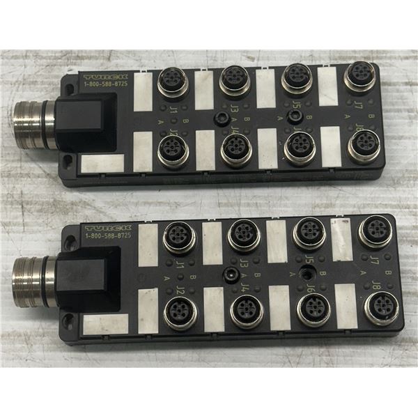 (2) Turck #8MB12Z-5P3-CS19H Junction Blocks