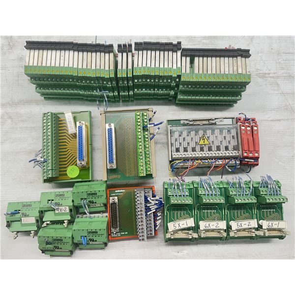 Lot of Misc. Phoenix Contact, Entretec, Allen Bradley Modules