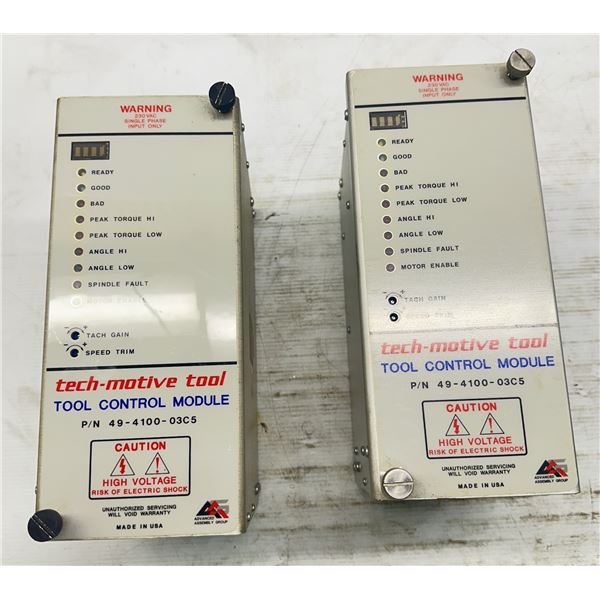 (2) Techmotive #46-4100-03C5 Tool Control Modules