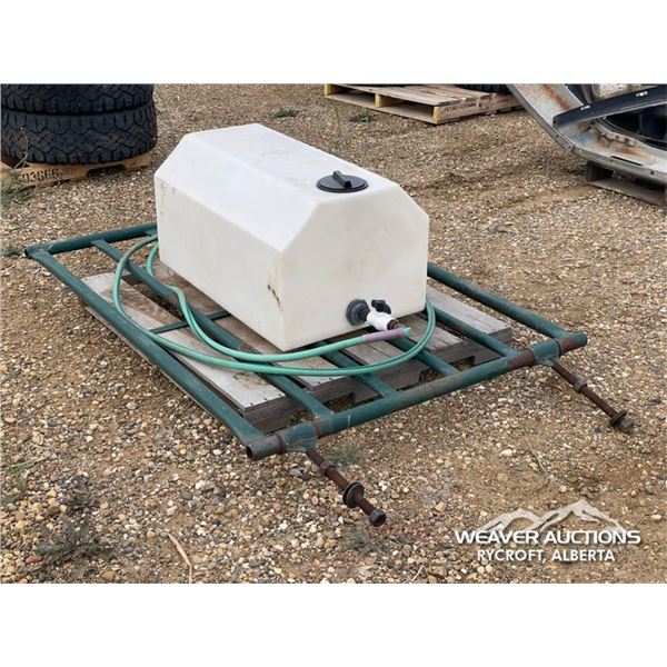 50 GALLON POLY WATER TANK W/GATE