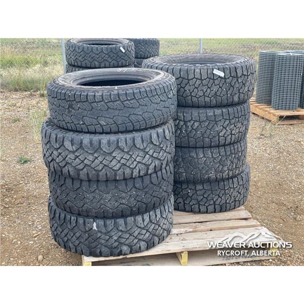 (8) MISC TIRES