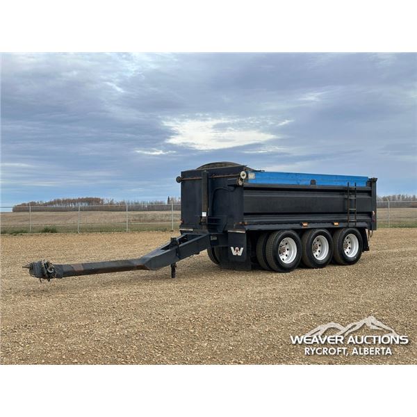 2008 CANCADE 17 FT. TRIDEM DUMP PUP TRAILER