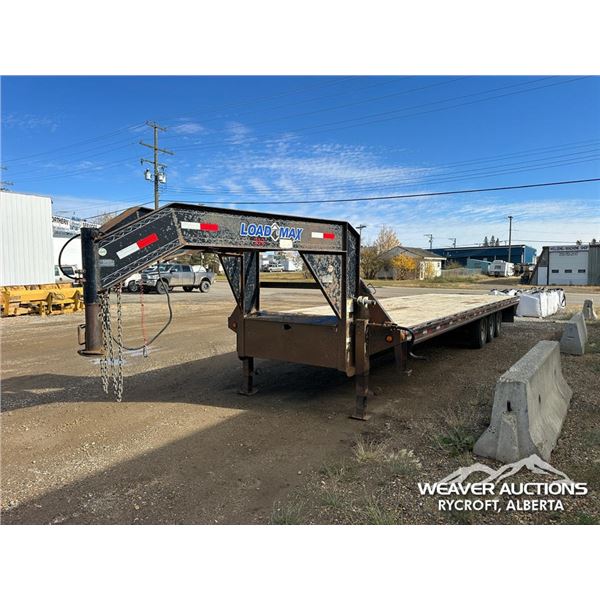2014 LOAD MAX TRIDEM 5TH WHEEL EQUIPMENT TRAILER