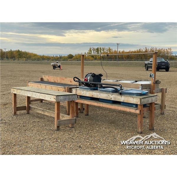 (4) MARKET GARDEN TABLES