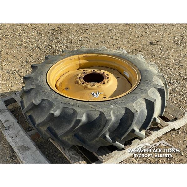 (1) 10-24 TRACTOR TIRE & RIM