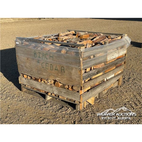 1/2 CORD (+/-) BIRCH & CEDAR FIREWOOD