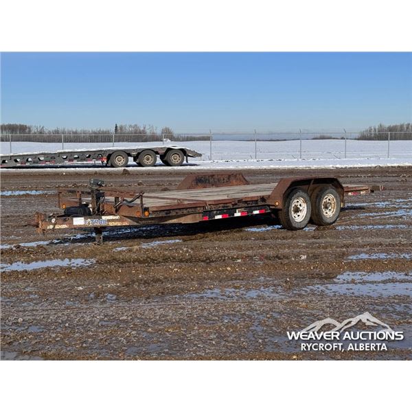 2013 LOAD TRAIL 20 FT. T/A TILT DECK TRAILER