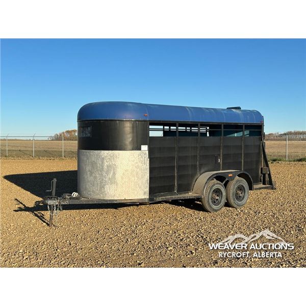 1985 KEEN 16 FT. T/A  LIVESTOCK TRAILER