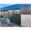 Image 8 : 1985 KEEN 16 FT. T/A  LIVESTOCK TRAILER