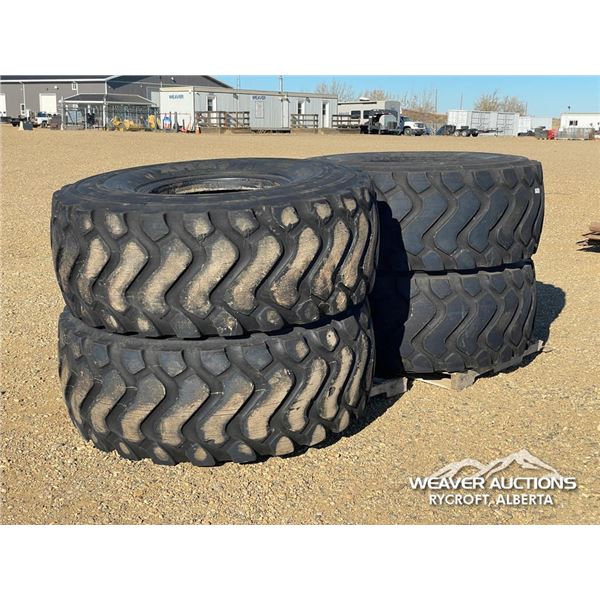 (4) MICHELIN 23.5 R25 TIRES