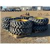 Image 1 : (8) 18.4/R34 TIRES & RIMS