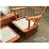 Image 10 : STORAGE BOX W/ROCKING CHAIR & OTTOMAN