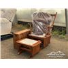 Image 1 : STORAGE BOX W/ROCKING CHAIR & OTTOMAN