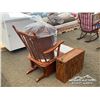 Image 3 : STORAGE BOX W/ROCKING CHAIR & OTTOMAN