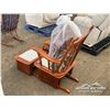 Image 4 : STORAGE BOX W/ROCKING CHAIR & OTTOMAN