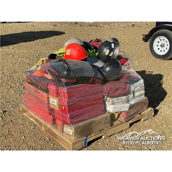 QTY OF MISC HARD HATS, SPRILL KITS & FLARE KITS