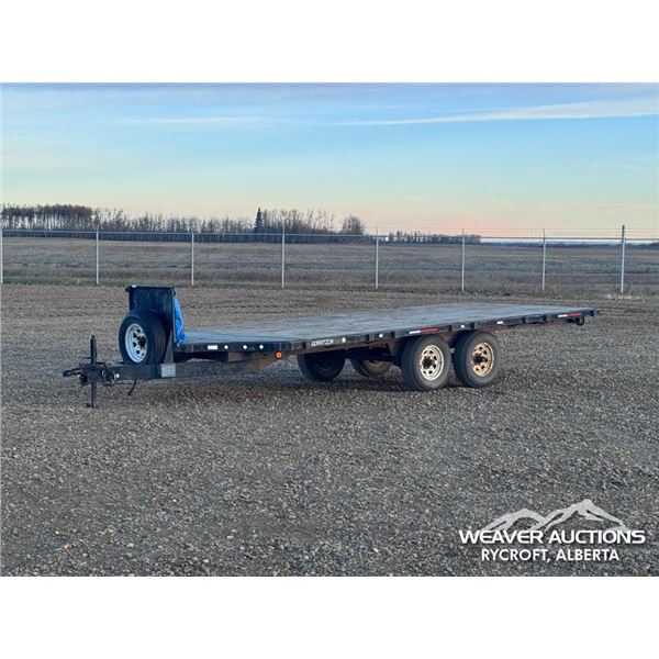 GOERTZEN 20 X 8 FT. T/A FLAT DECK UTILITY TRAILER