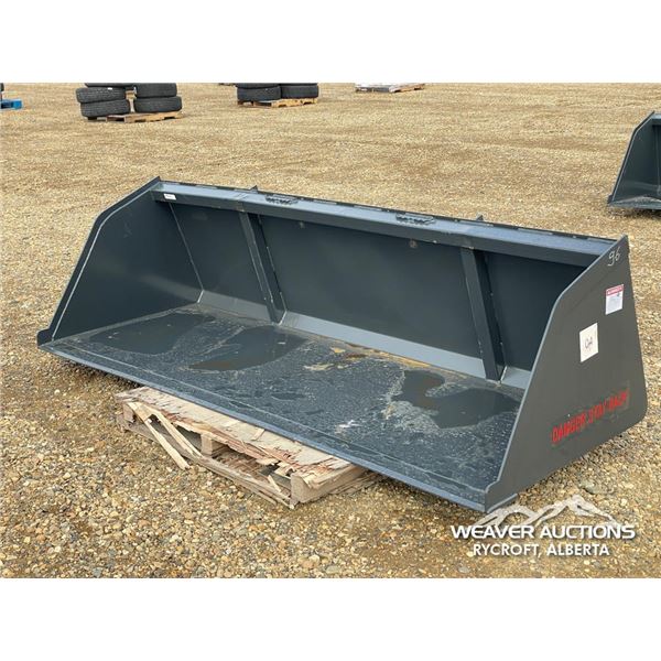 96 IN. SKID STEER SNOW/MULCH BUCKET