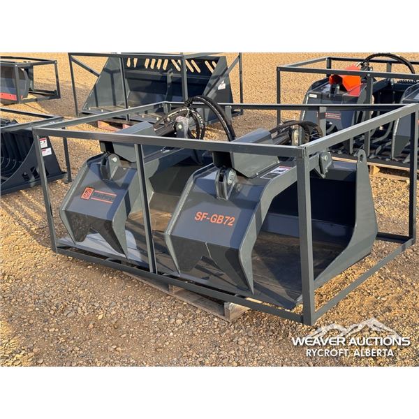 TMG 72 IN. SKID STEER GRAPPLE BUCKET