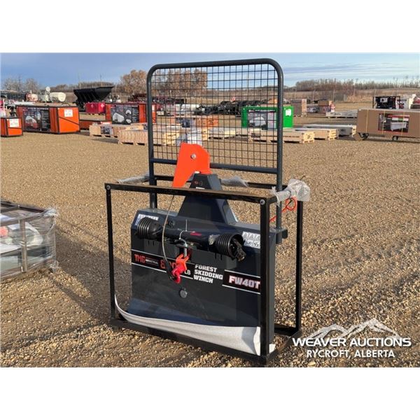 TMG 8800 LB. 3PT HITCH FOREST SKIDDING WINCH
